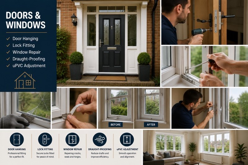 Doors & Windows in North London — Handyman North London