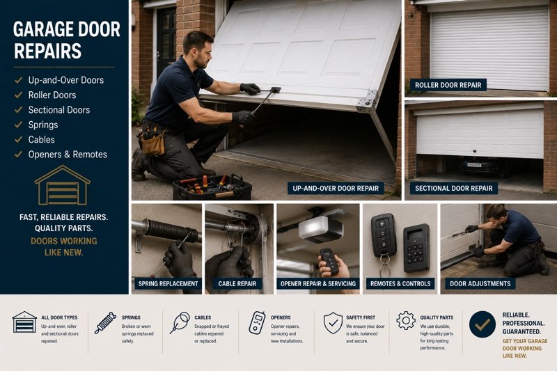 Garage Door Repairs in North London — Handyman North London