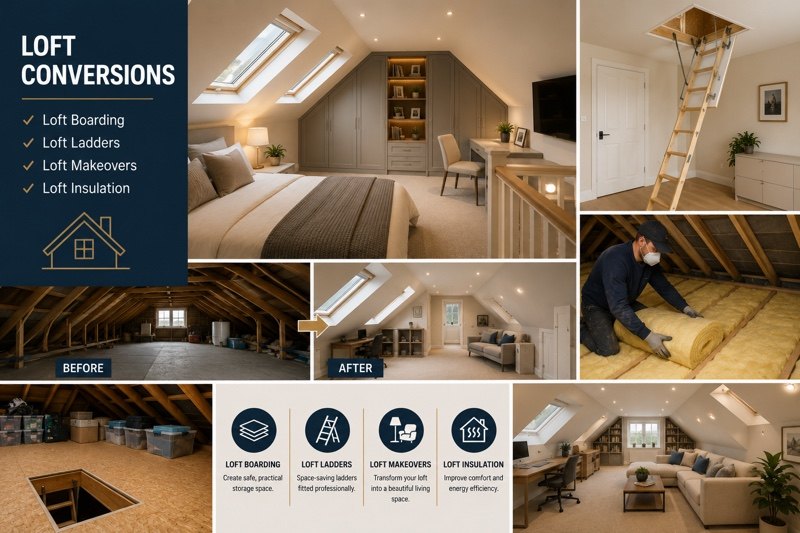 Lofts cleared and re-insulated — a common North London house-clearance job