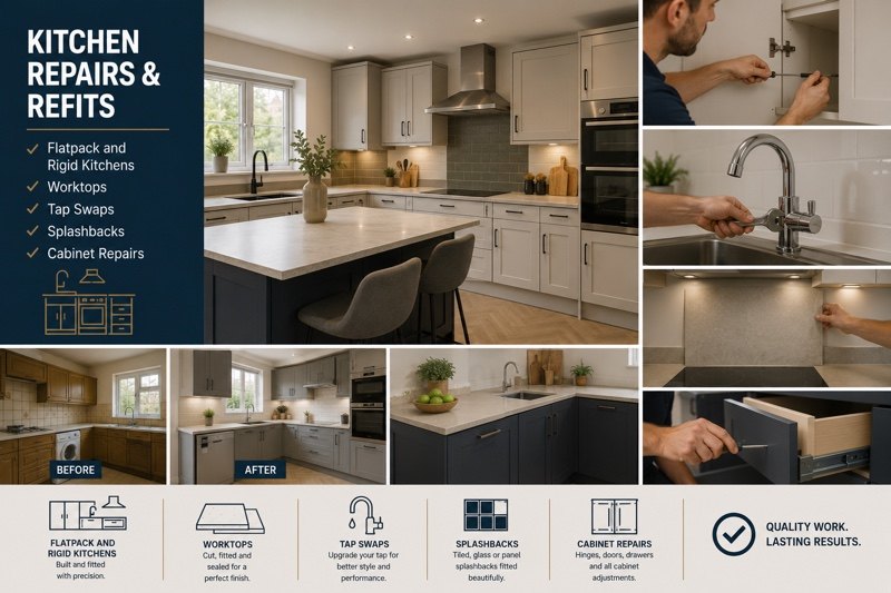 Modern London kitchens often need sockets and electrical work upgraded