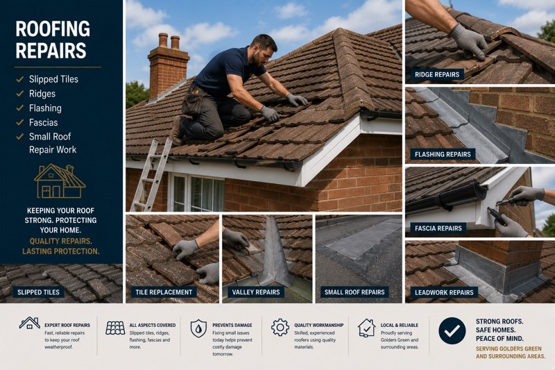 Roof and gutter work — Handyman North London covers both